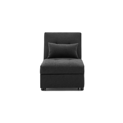 Folding Ottoman Sofa Bed Convertible Upholstered Daybed DailySale