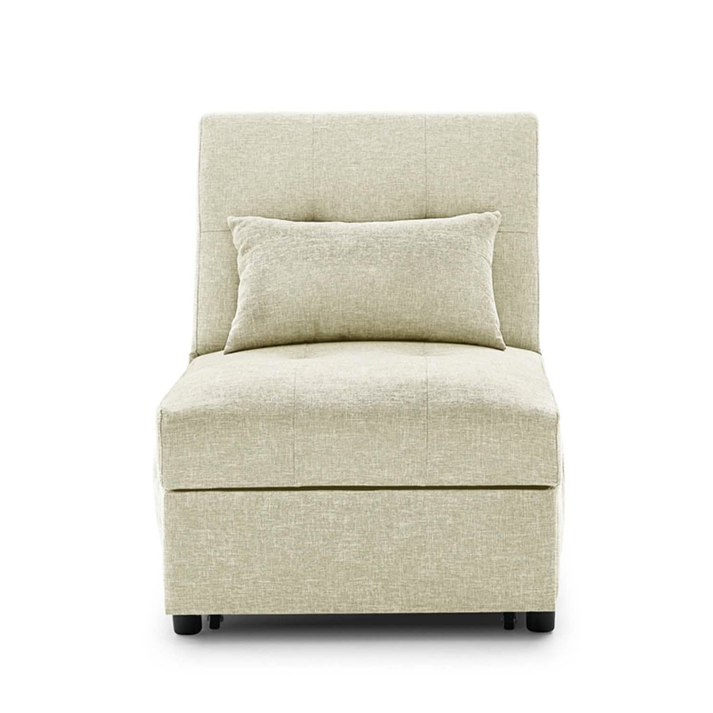 Folding Ottoman Sofa Bed Convertible Upholstered Daybed DailySale