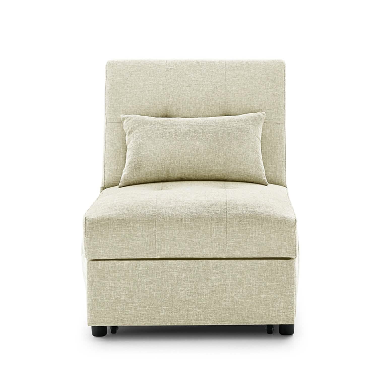 Folding Ottoman Sofa Bed Convertible Upholstered Daybed DailySale