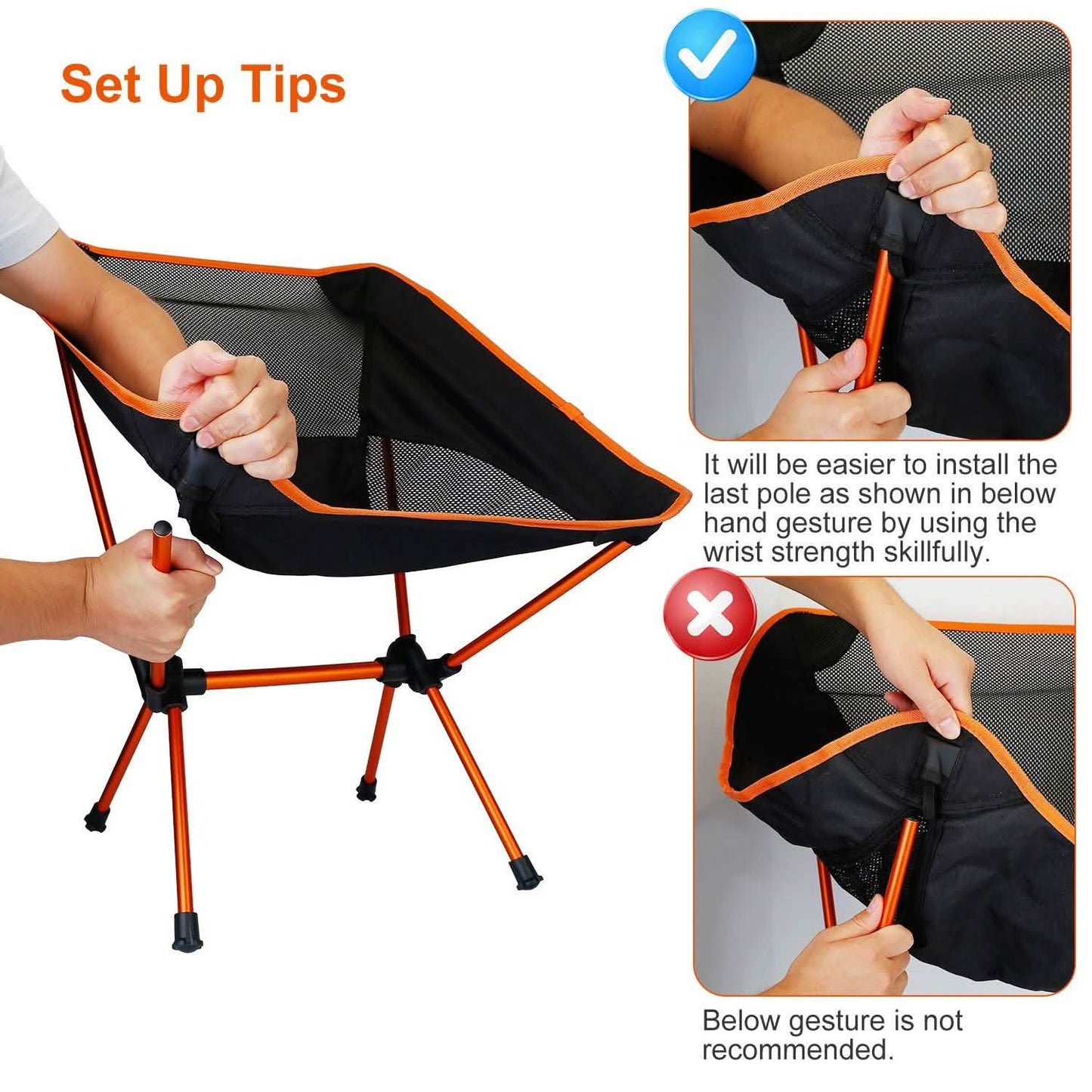 Folding Outdoor Camping Chair DailySale