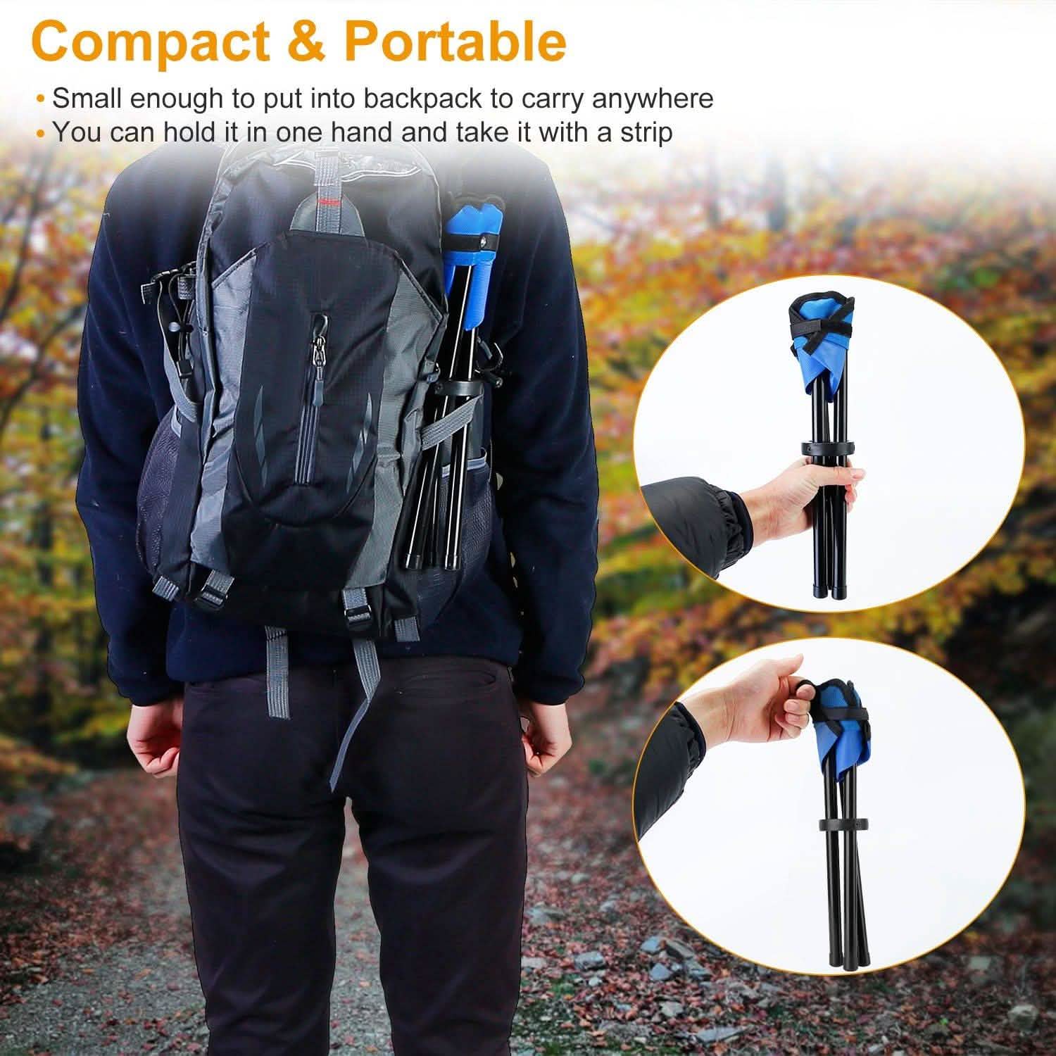 Folding Tripod Stool Outdoor Foldable Travel Chair DailySale