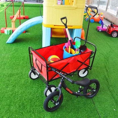 Folding Wagon Garden Shopping Beach Cart DailySale