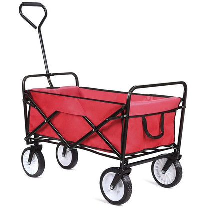 Folding Wagon Garden Shopping Beach Cart DailySale