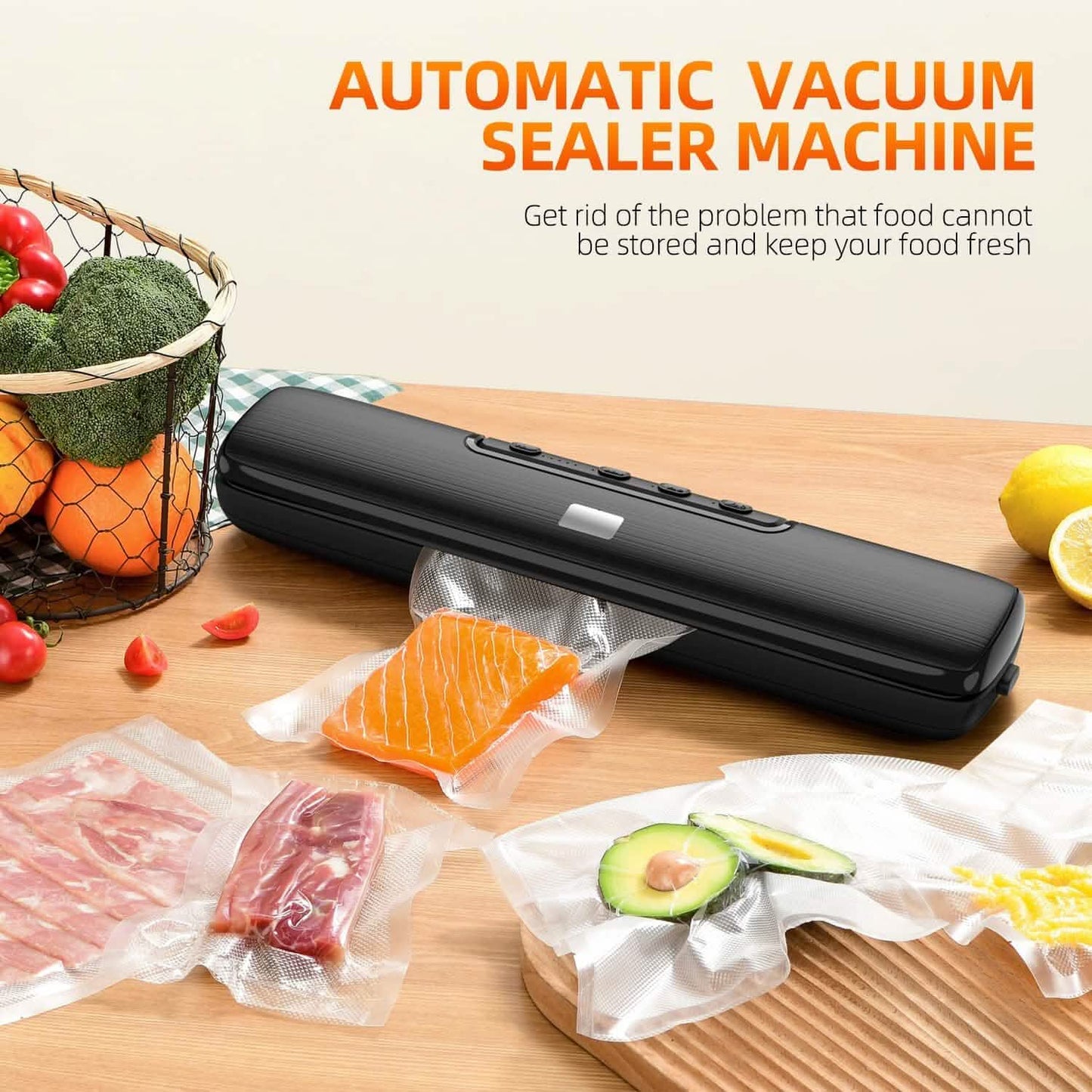Food Vacuum Sealer Automatic Air Sealing System DailySale