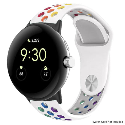 For Google Pixel 1-4 41/45mm Silicone Band - Breathable BandsCo Straps