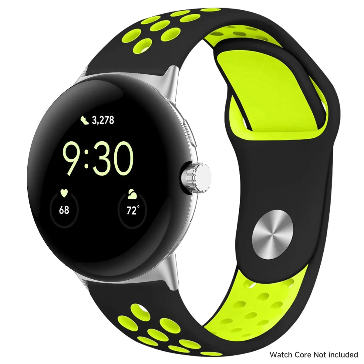 For Google Pixel 1-4 41/45mm Silicone Band - Breathable BandsCo Straps