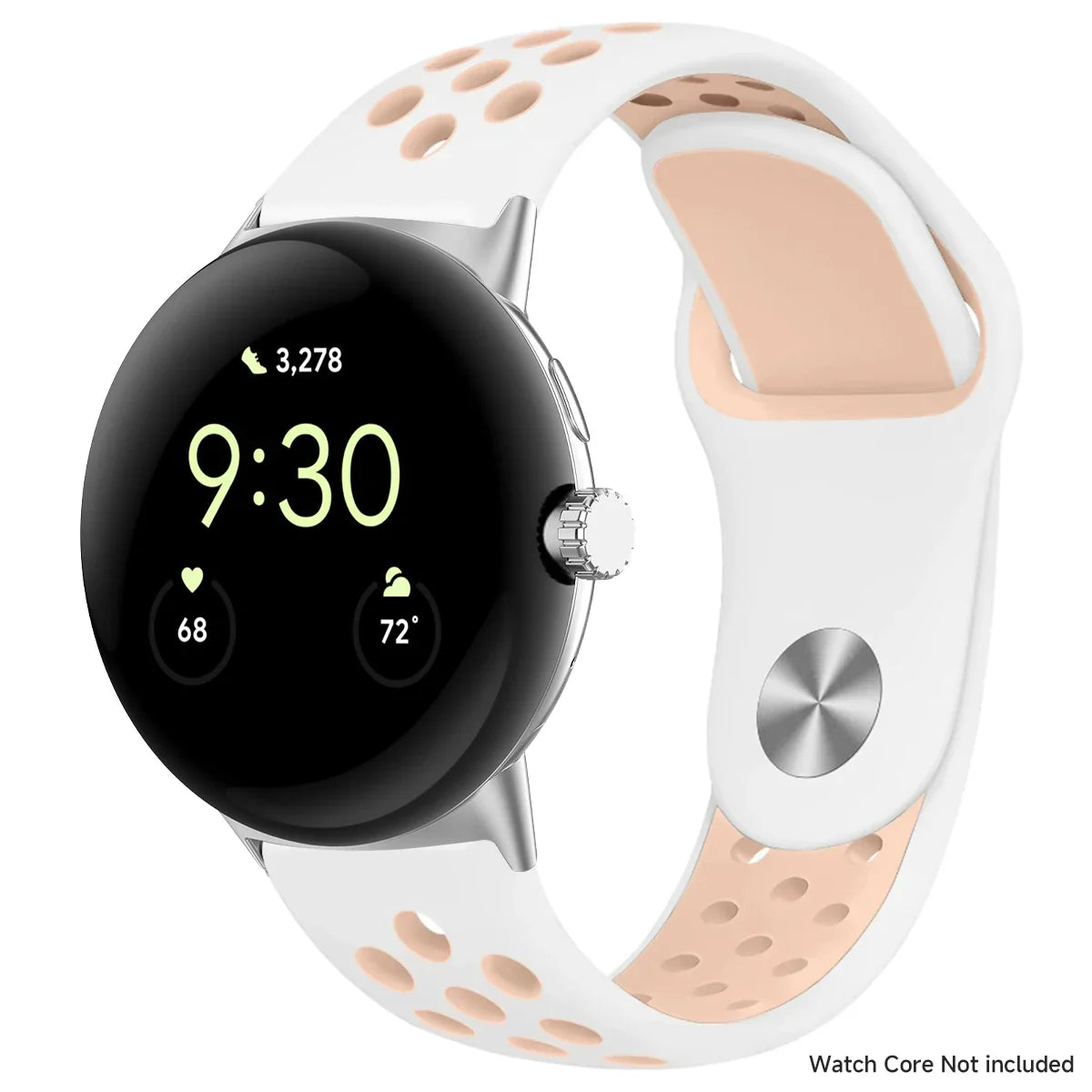 For Google Pixel 1-4 41/45mm Silicone Band - Breathable BandsCo Straps