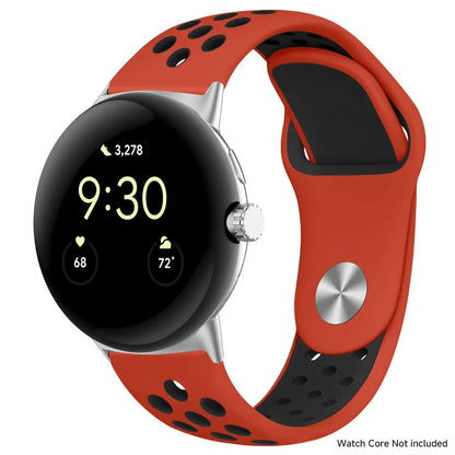 For Google Pixel 1-4 41/45mm Silicone Band - Breathable BandsCo Straps
