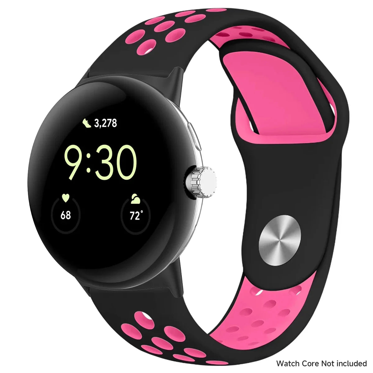 For Google Pixel 1-4 41/45mm Silicone Band - Breathable BandsCo Straps