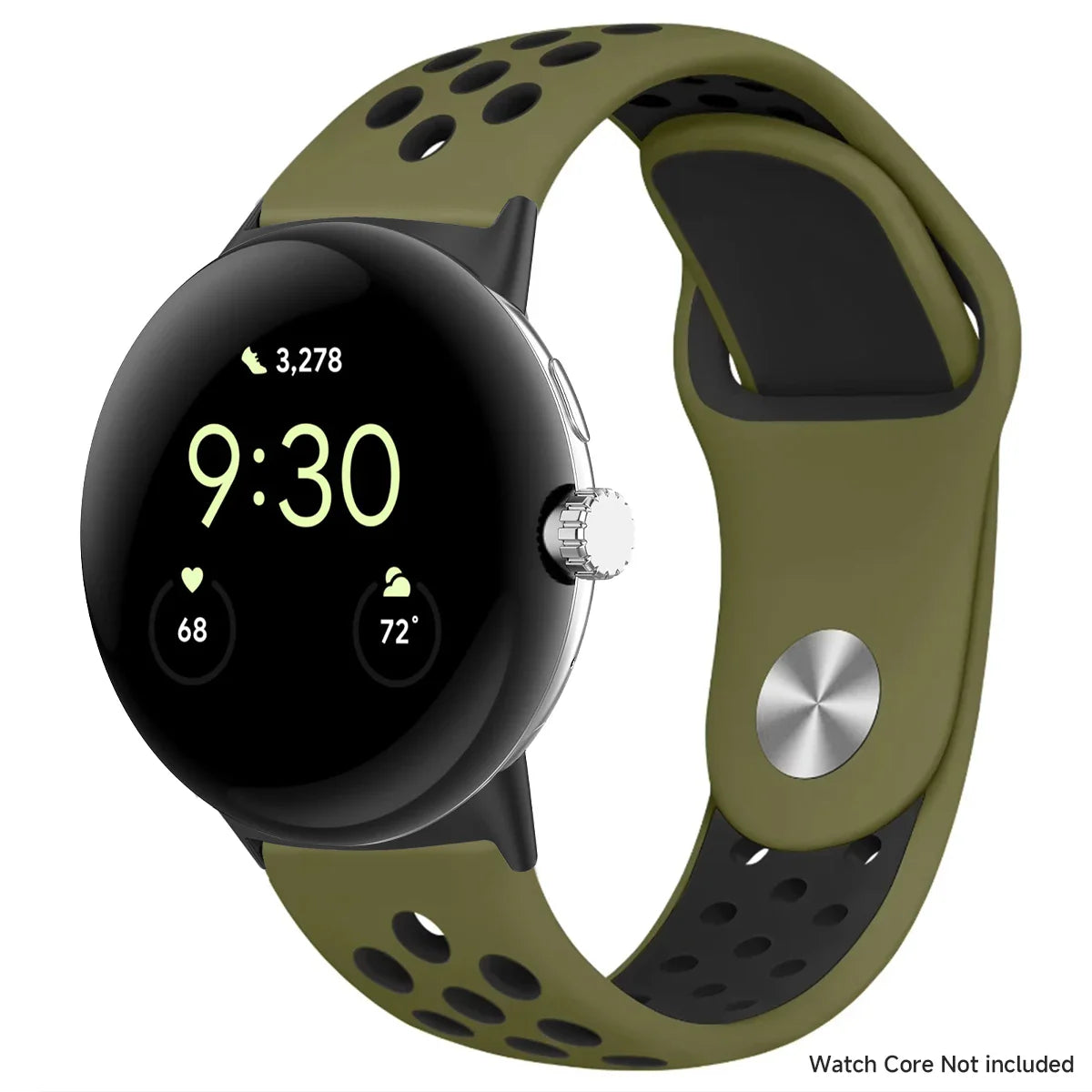 For Google Pixel 1-4 41/45mm Silicone Band - Breathable BandsCo Straps