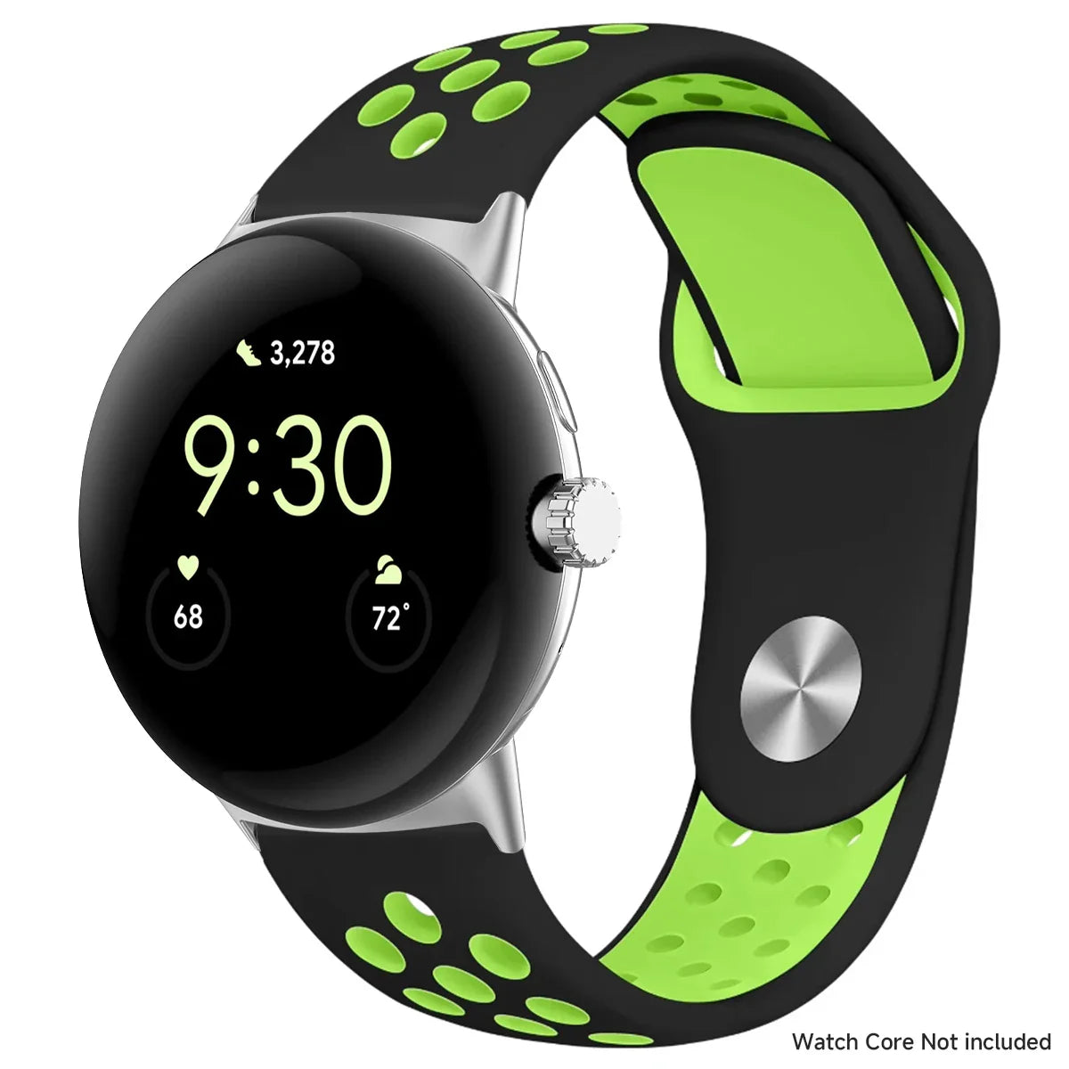 For Google Pixel 1-4 41/45mm Silicone Band - Breathable BandsCo Straps