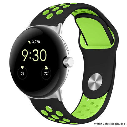 For Google Pixel 1-4 41/45mm Silicone Band - Breathable BandsCo Straps