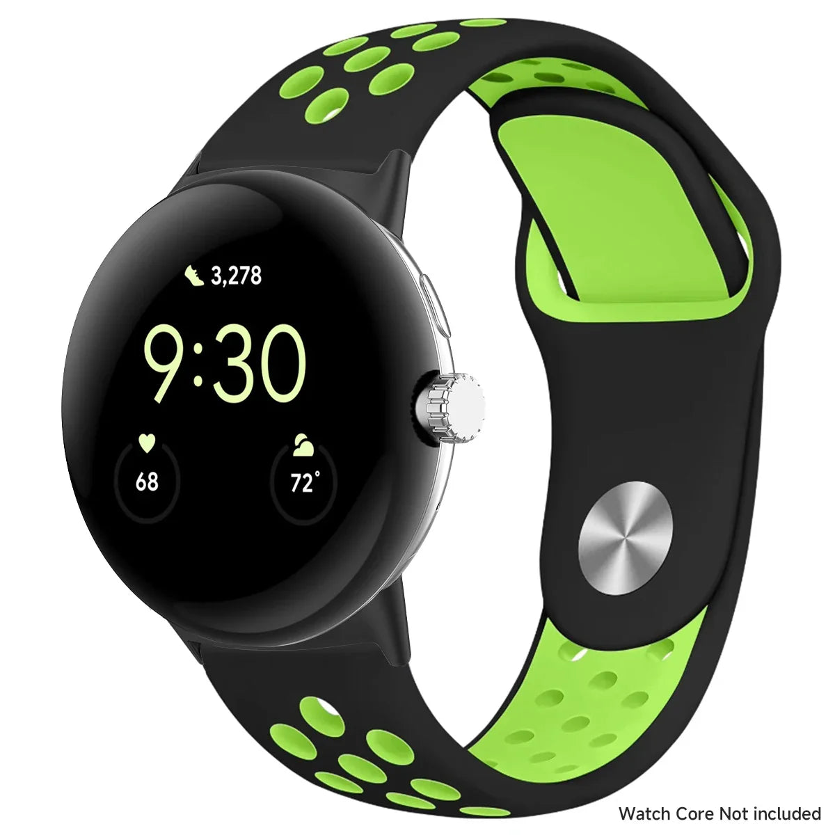 For Google Pixel 1-4 41/45mm Silicone Band - Breathable BandsCo Straps