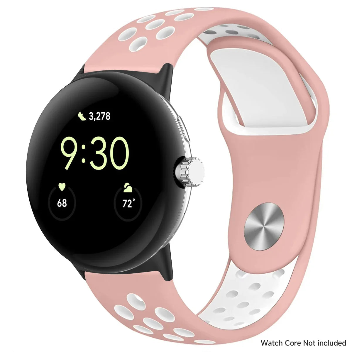 For Google Pixel 1-4 41/45mm Silicone Band - Breathable BandsCo Straps