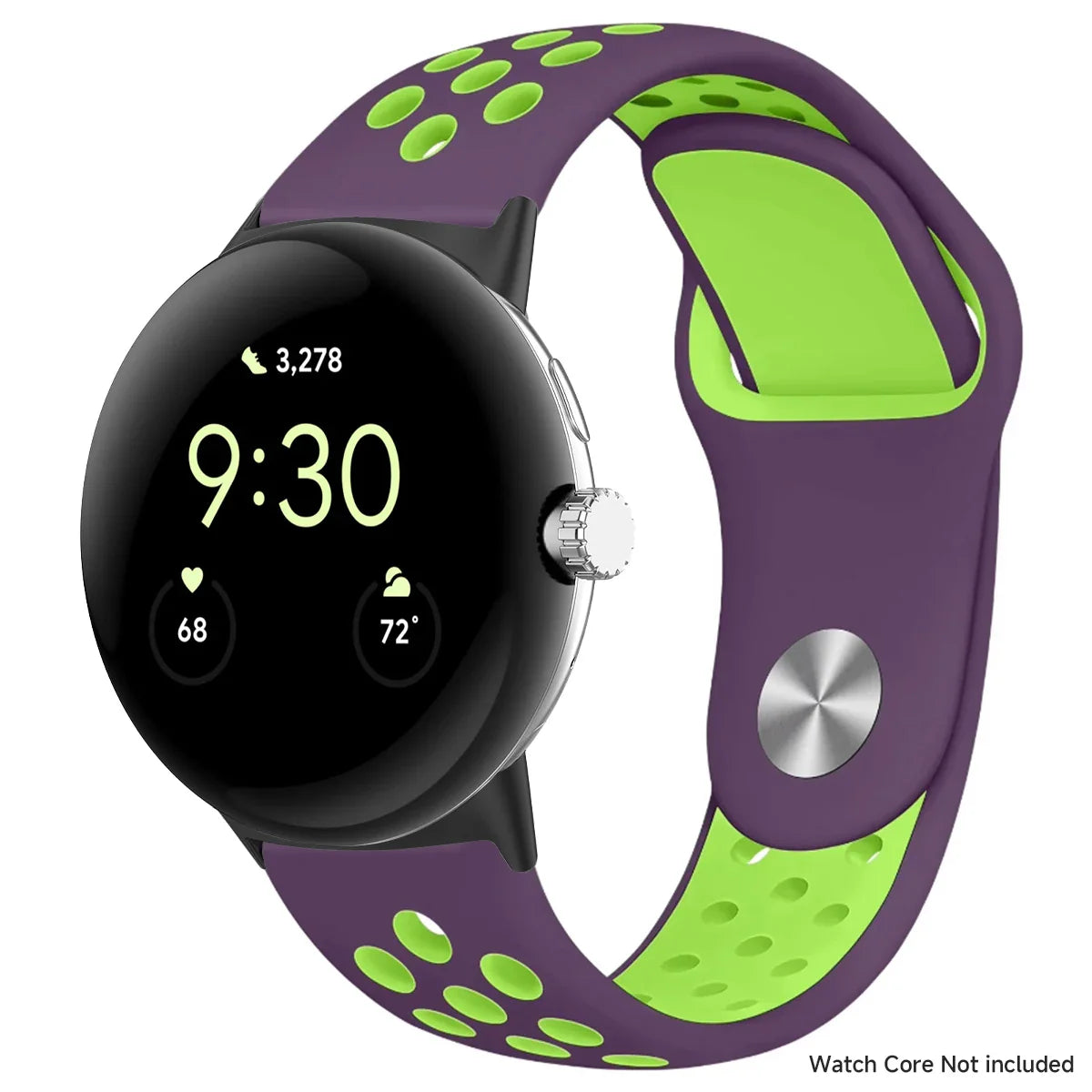For Google Pixel 1-4 41/45mm Silicone Band - Breathable BandsCo Straps
