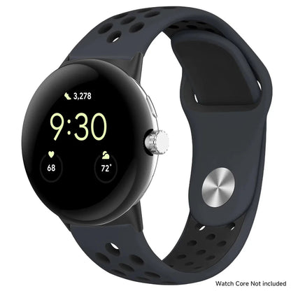 For Google Pixel 1-4 41/45mm Silicone Band - Breathable BandsCo Straps