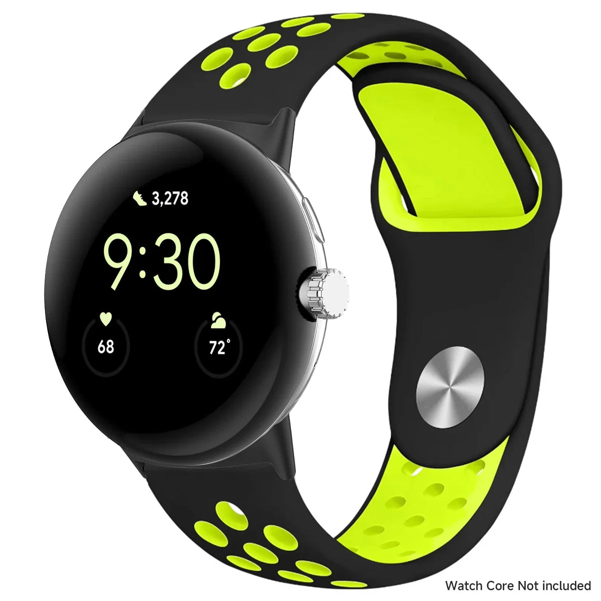 For Google Pixel 1-4 41/45mm Silicone Band - Breathable BandsCo Straps
