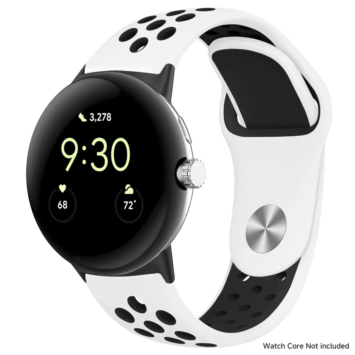 For Google Pixel 1-4 41/45mm Silicone Band - Breathable BandsCo Straps