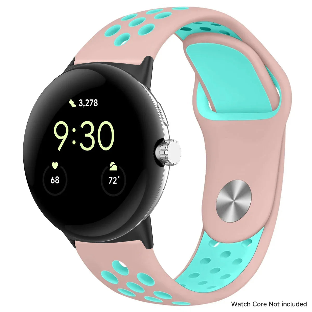 For Google Pixel 1-4 41/45mm Silicone Band - Breathable BandsCo Straps