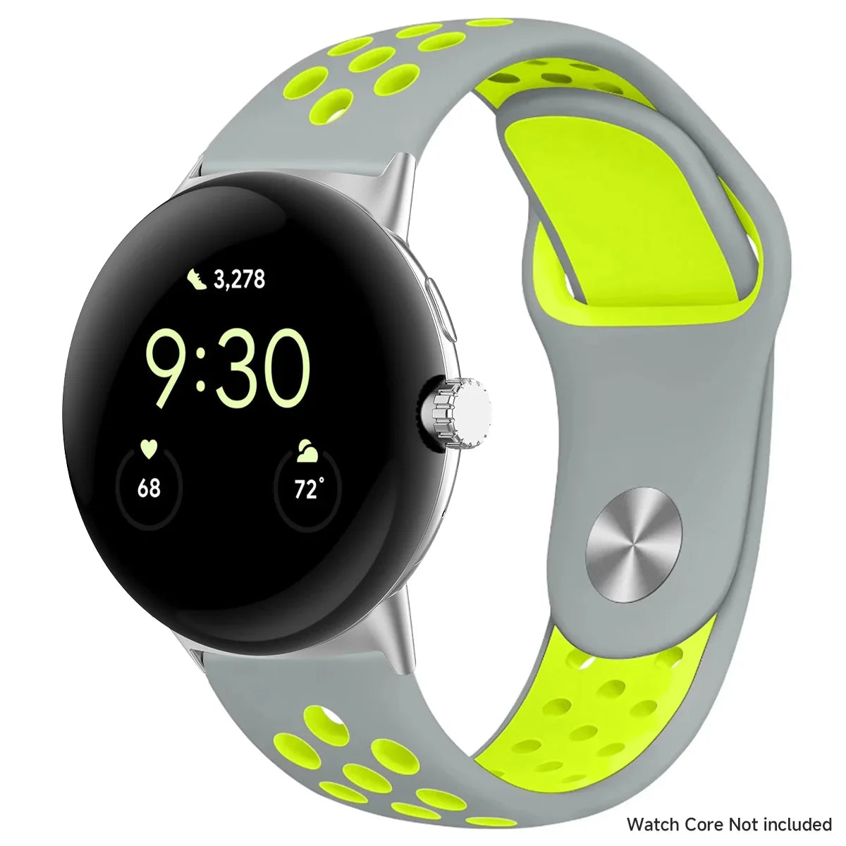 For Google Pixel 1-4 41/45mm Silicone Band - Breathable BandsCo Straps