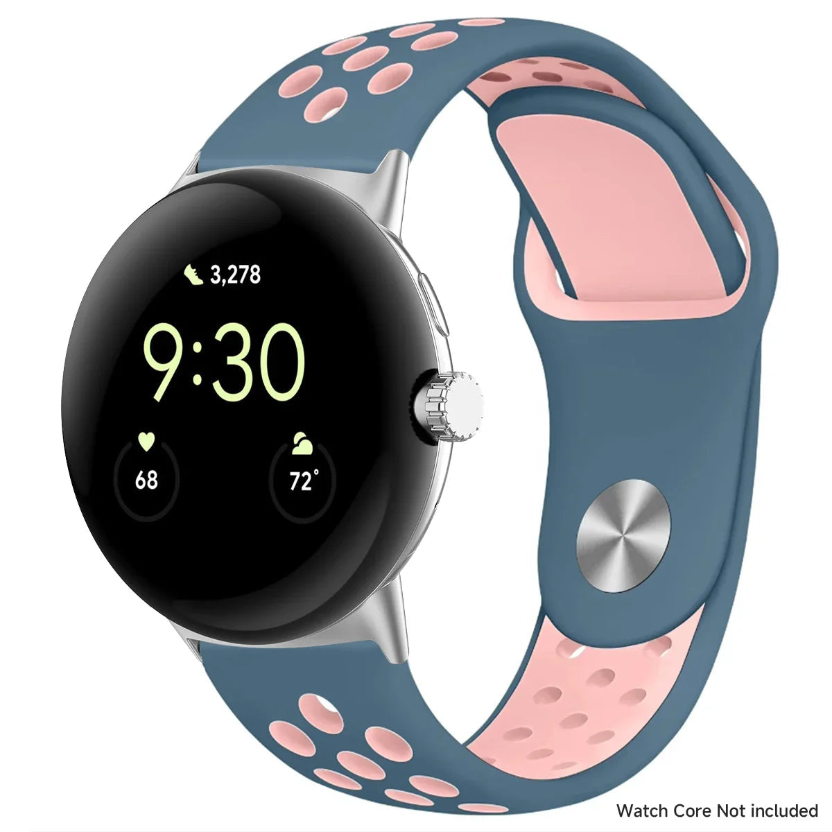 For Google Pixel 1-4 41/45mm Silicone Band - Breathable BandsCo Straps