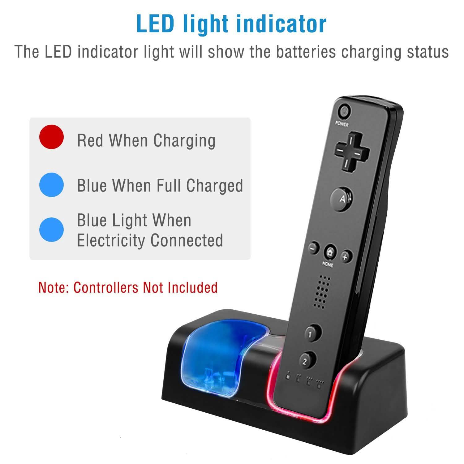For Wii Remote Controller Charger DailySale