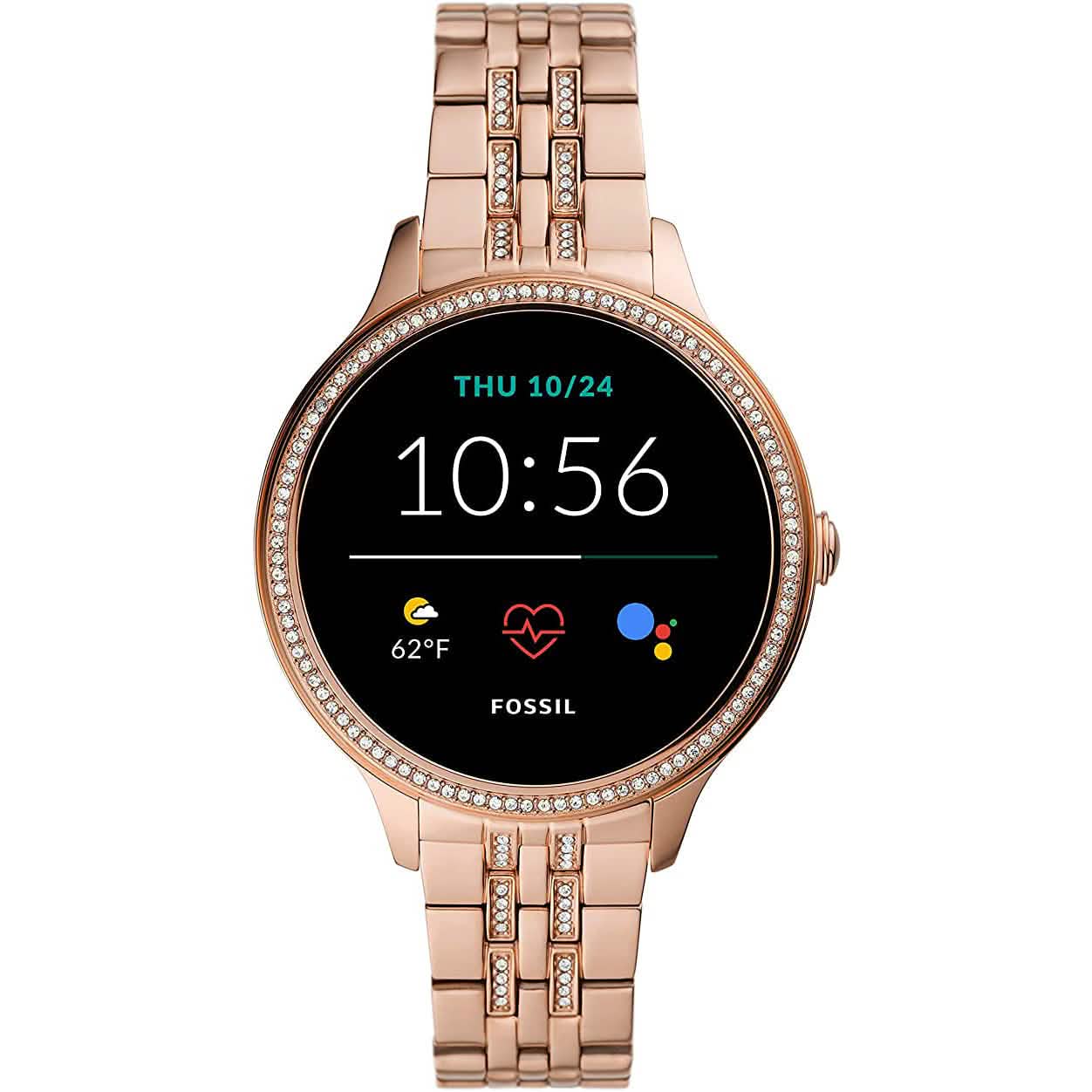 Fossil 42mm Gen 5E Stainless Steel Touchscreen Smart Watch with Heart Rate DailySale