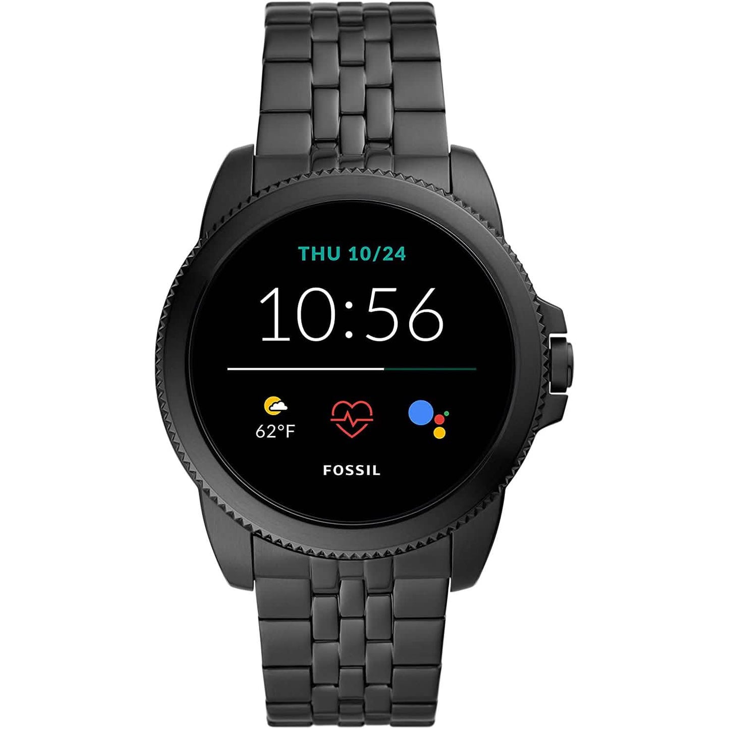 Fossil Men's Gen 5E 44mm Stainless Steel Touchscreen Smartwatch with Alexa DailySale