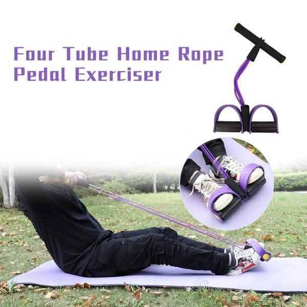 Four Tube Home Rope Pedal Exerciser DailySale