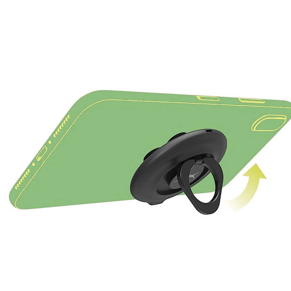Free Play Qi Suction Grip Charging Pad with Ring Stand DailySale
