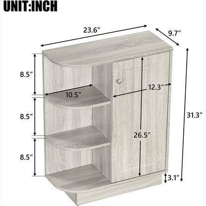 Freestanding Cabinet Bathroom Storage DailySale