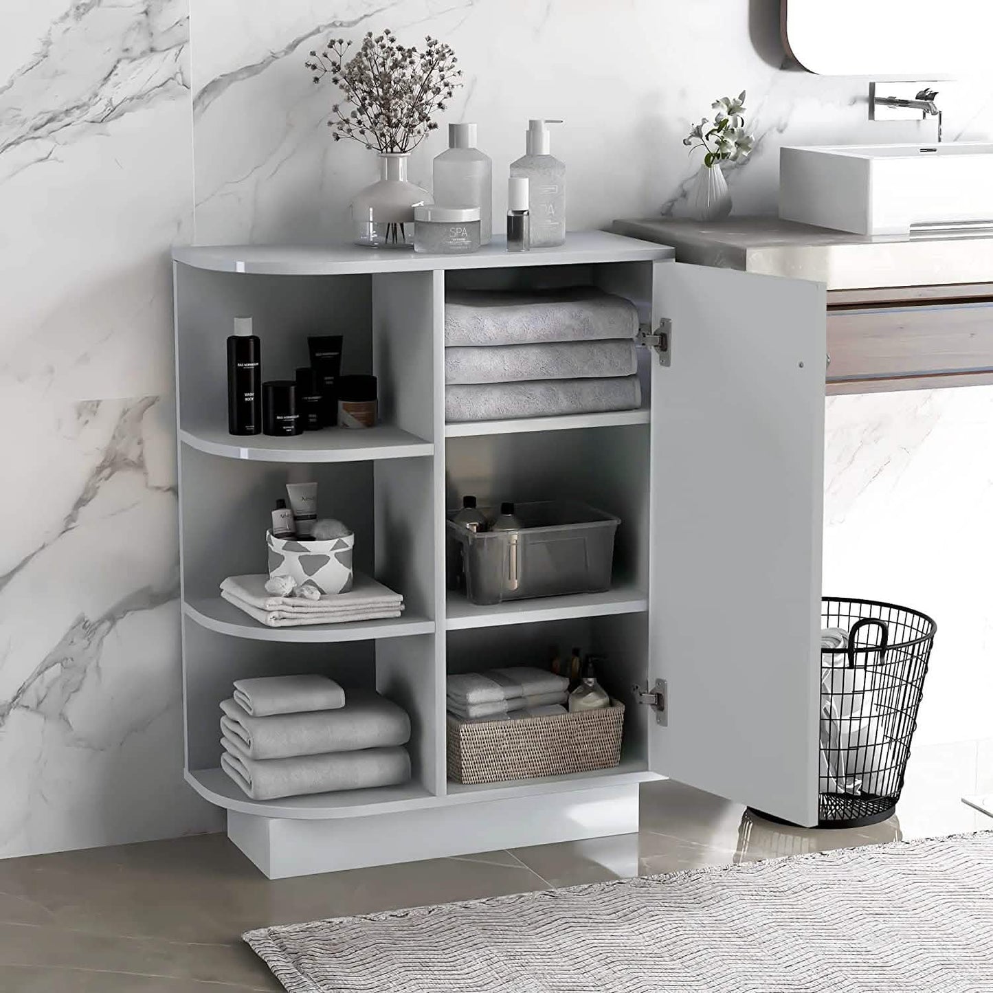 Freestanding Cabinet Bathroom Storage DailySale