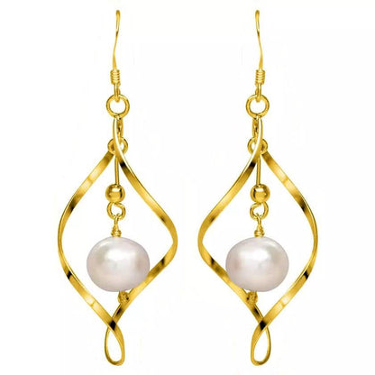 Freshwater Pearl Dangle Earrings in Sterling Silver DailySale