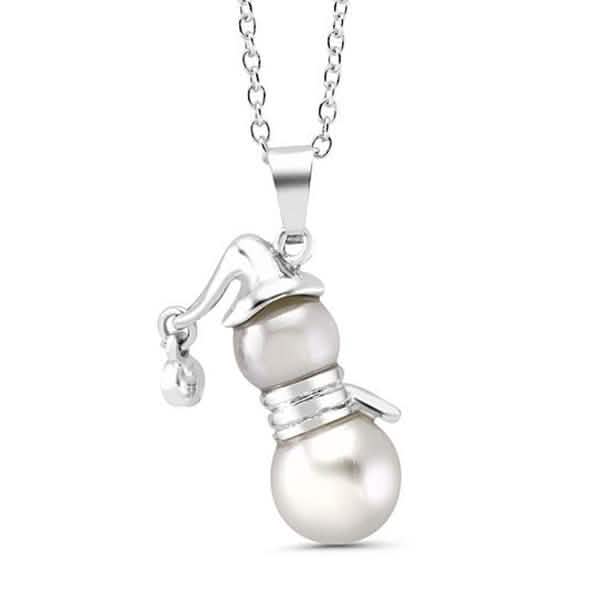 FreshWater Pearl Drop Snowman Necklace DailySale