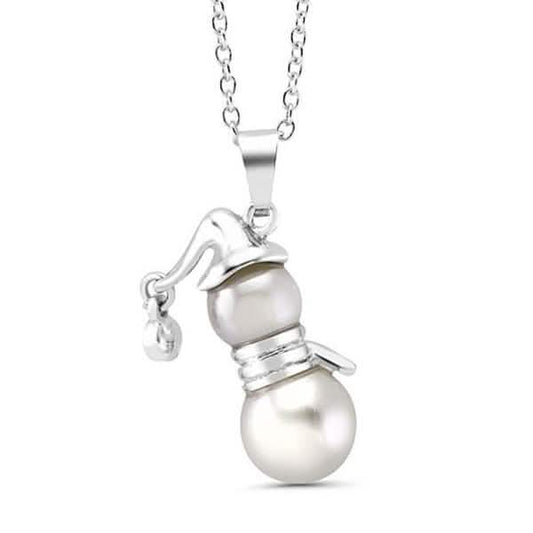 FreshWater Pearl Drop Snowman Necklace DailySale