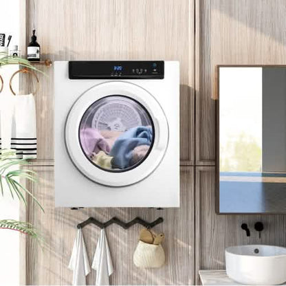 Front Load Laundry Dryer with Touch Screen Panel and Stainless Steel Tub DailySale