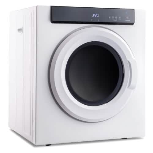 Front Load Laundry Dryer with Touch Screen Panel and Stainless Steel Tub DailySale