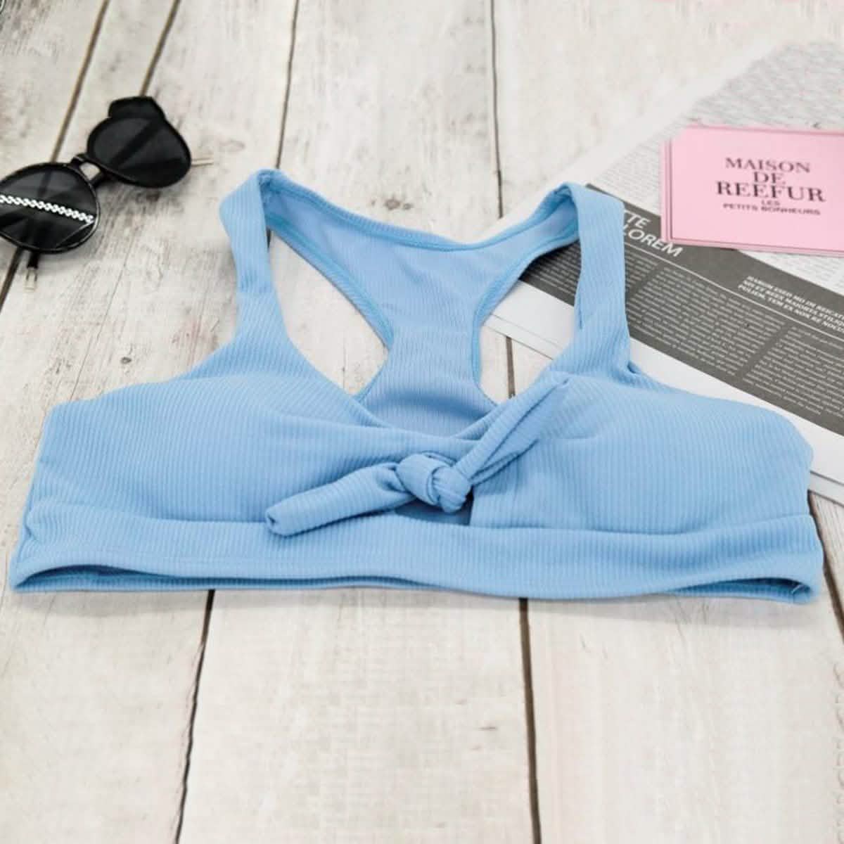 Front Tie Bikini Set DailySale