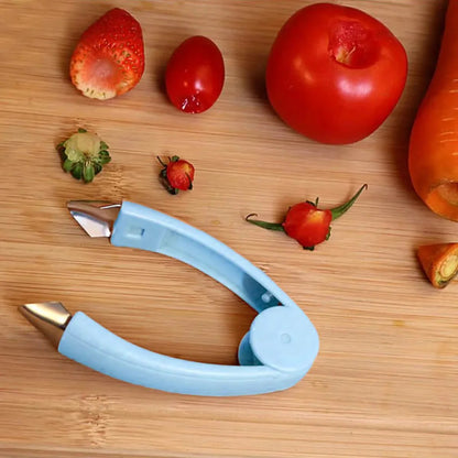 Fruit and Vegetable Stem Remover Strawberry Tomato Potato Pineapple Carrot Huller Corer Tweezers Tool Kitchen Gadget DailySale