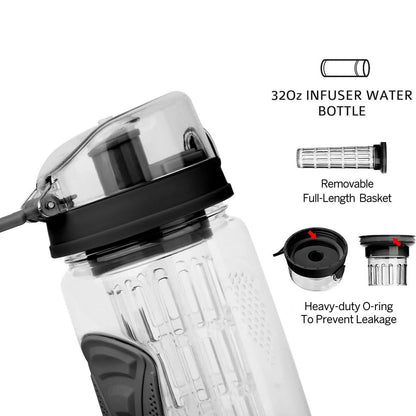 Fruit Infuser Water Bottle 32OZ Juice Shaker DailySale