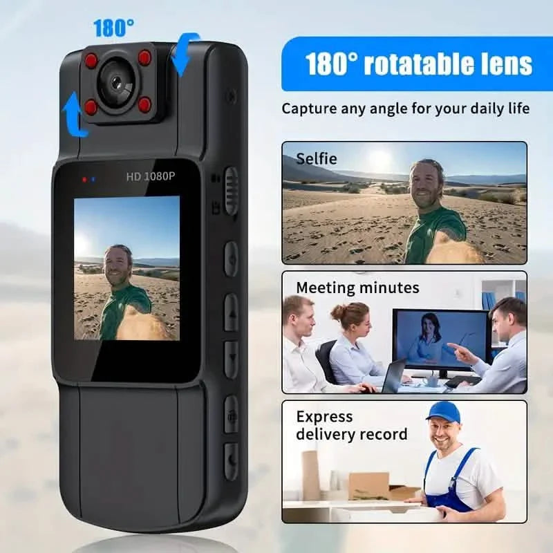 Full 1080P Police Body Camera With Clip DailySale