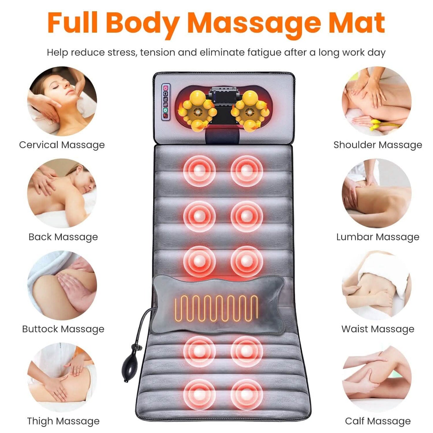 Full Body Electric Massage Mat DailySale