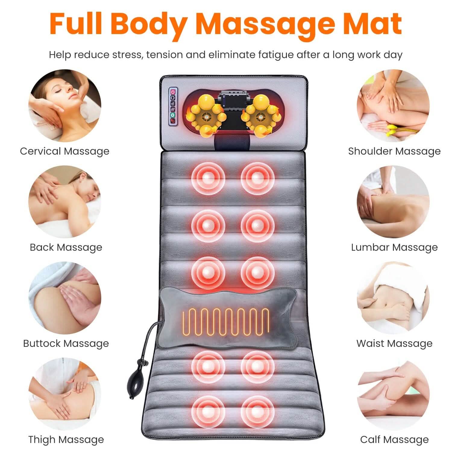 Full Body Electric Massage Mat DailySale