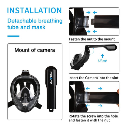 Full Face Mask Swimming Underwater Diving Snorkel Scuba DailySale