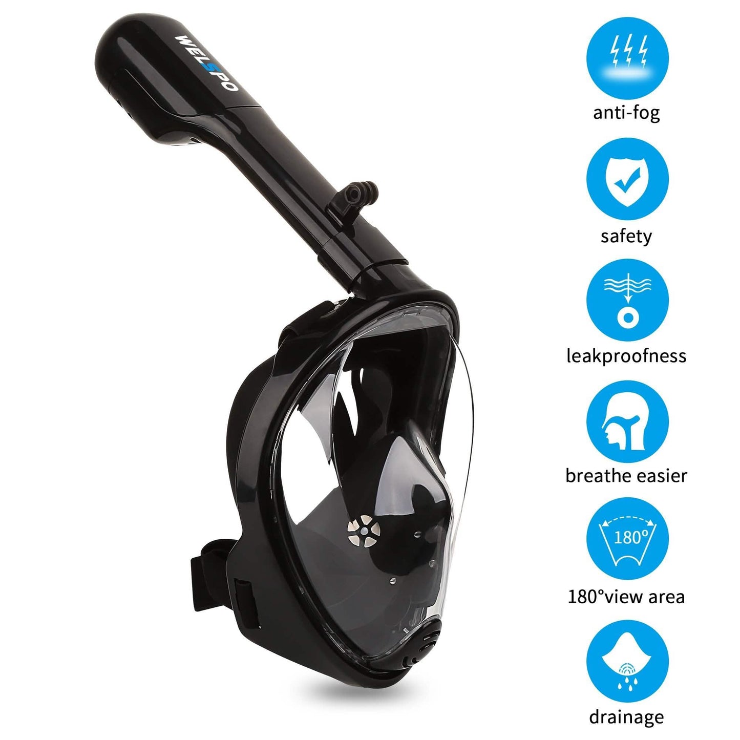 Full Face Mask Swimming Underwater Diving Snorkel Scuba DailySale