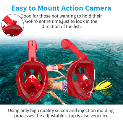 Full Face Mask Swimming Underwater Diving Snorkel Scuba DailySale