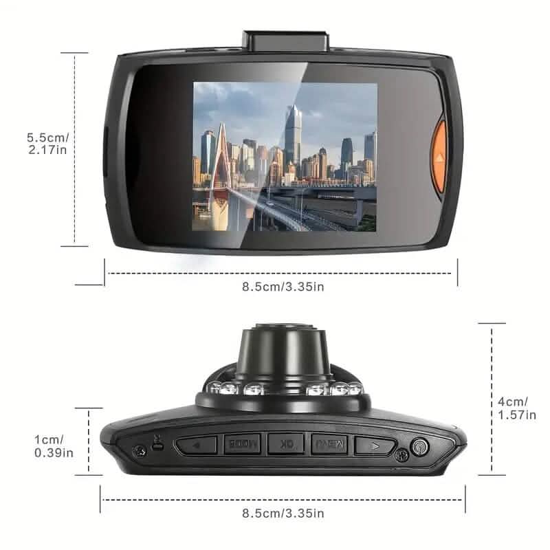 Full HD 1080P Camera Dash Cam with 140° Wide Angle View and IR Night Vision DailySale