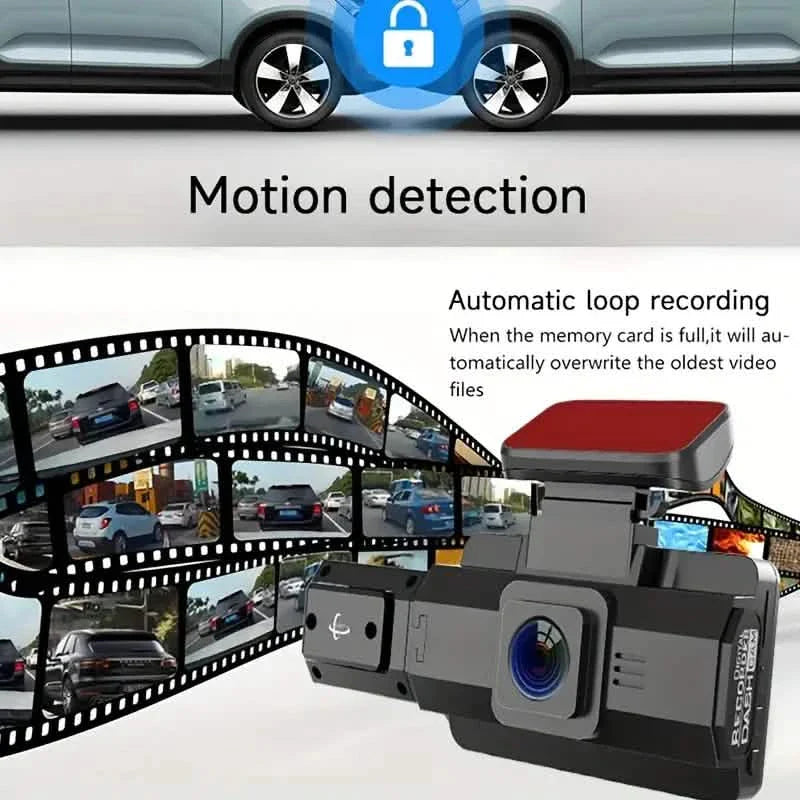 Full HD 1080P Dual Car Dash Cam Night Vision with Front and Inside view DailySale