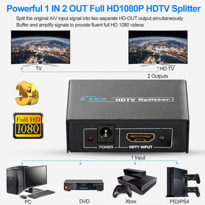 Full HD1080P HDTV Splitter Amplifier DailySale