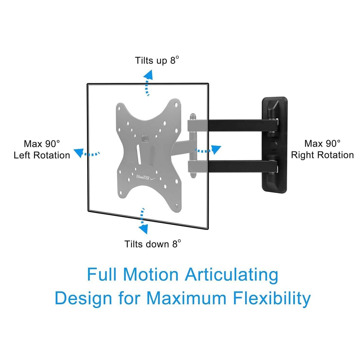 Full-Motion Articulating Wall Mount for 23"-55" TVs DailySale